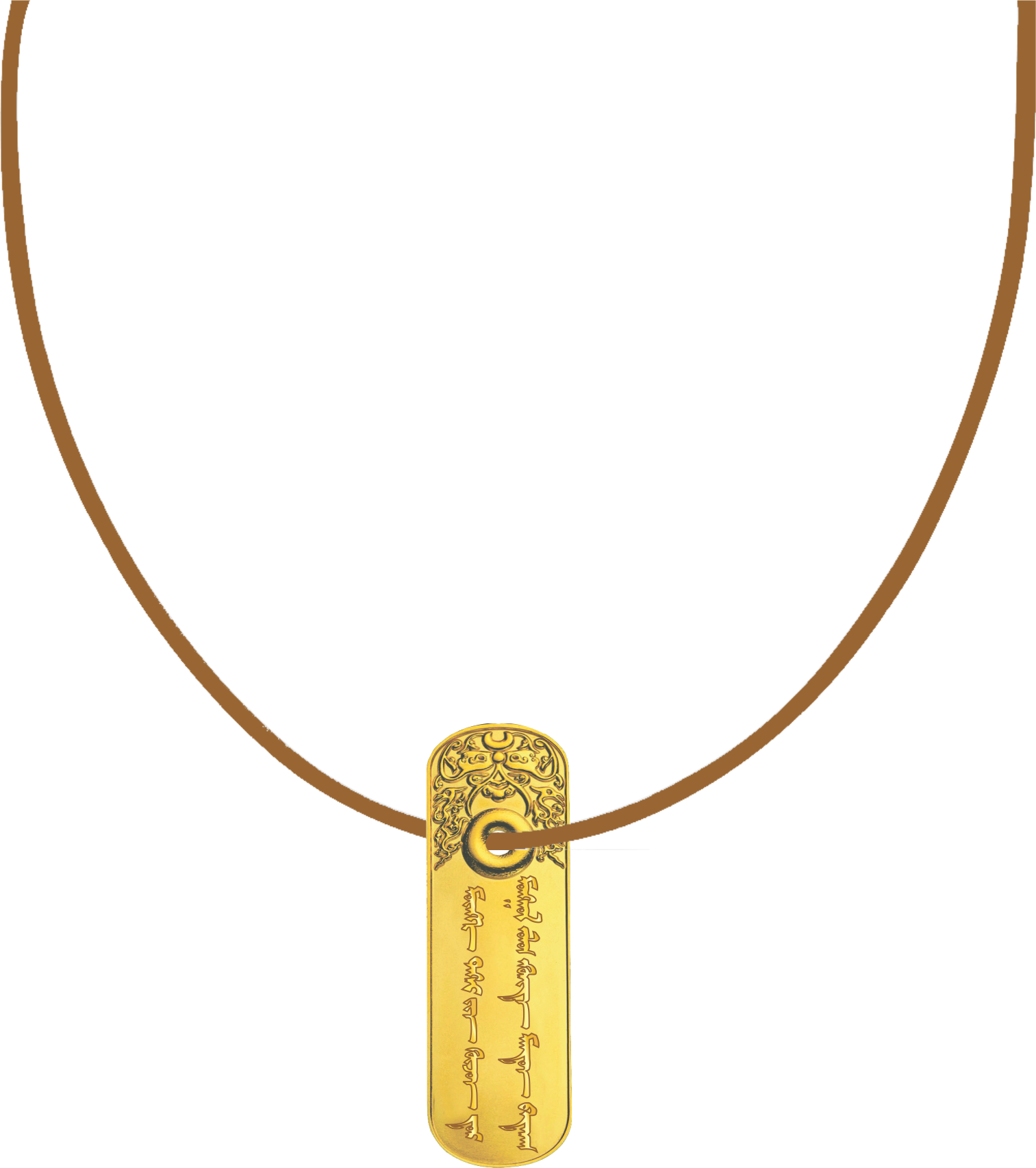 ゲレゲ ネックレス L（レザーコード）